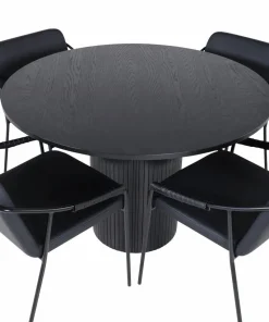 Venture Home Spisegruppe Bianca med 4 stk stoler Tvist