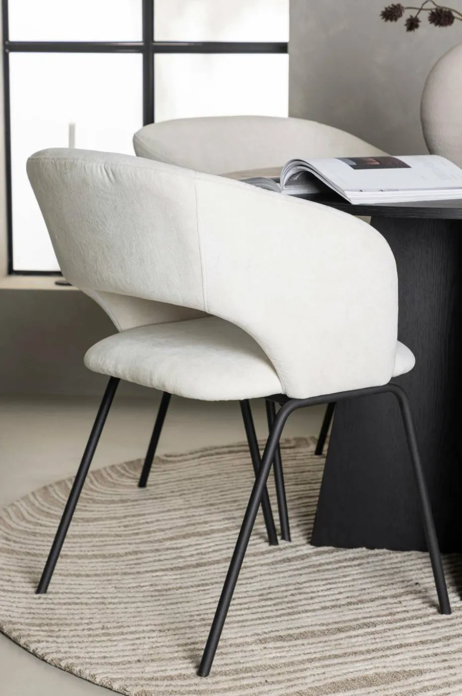 Venture Home Spisegruppe Bootcut med 4 stk stoler Day