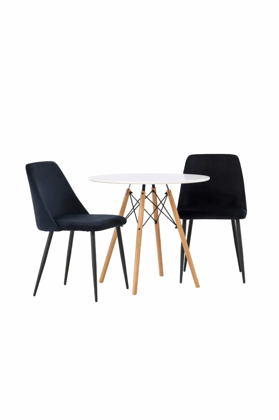 Venture Home Spisegruppe Danburi med 2 stk stoler Night