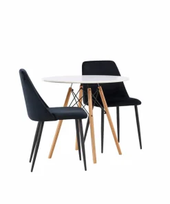 Venture Home Spisegruppe Danburi med 2 stk stoler Night