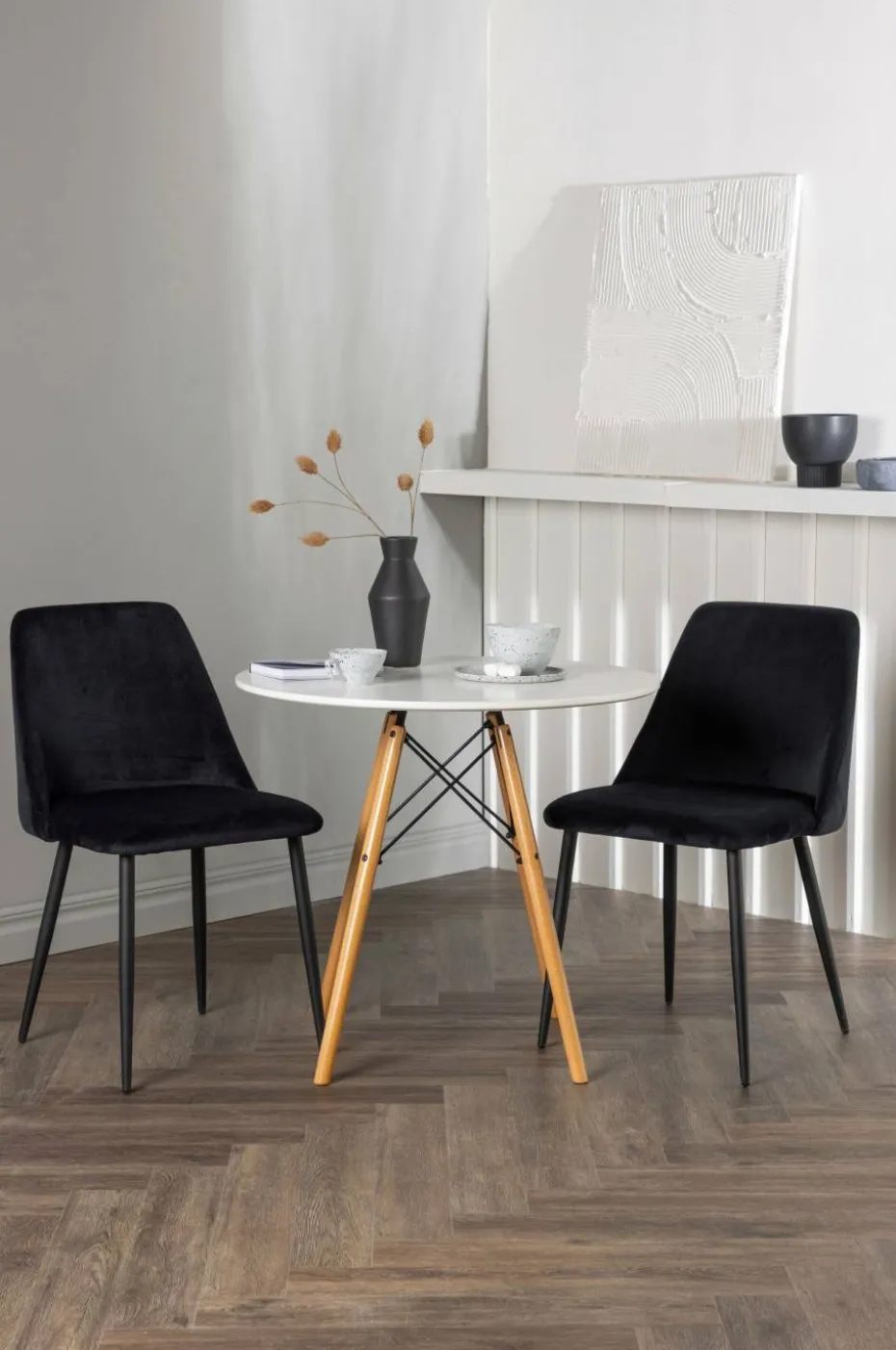 Venture Home Spisegruppe Danburi med 2 stk stoler Night