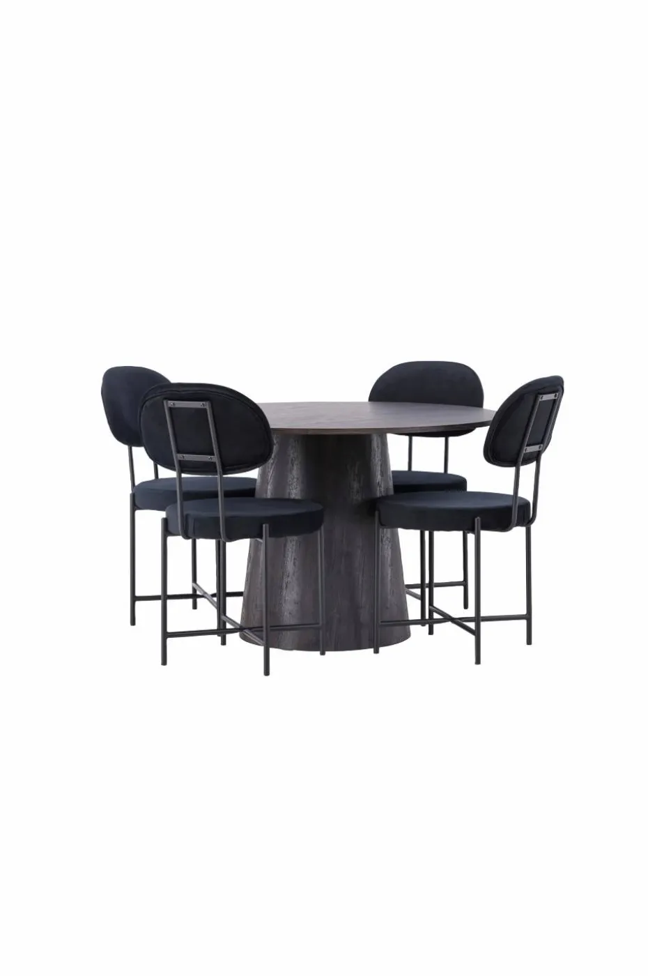 Venture Home Spisegruppe Lanzo med 4 stk stoler Stella