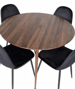 Venture Home Spisegruppe Plaza med 4 stk stoler Polar