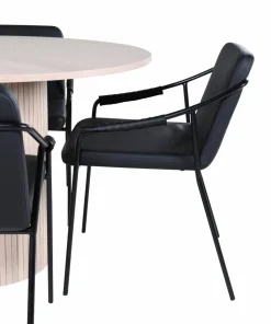 Venture Home Spisegruppe Bianca med 4 stk stoler Tvist