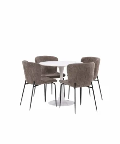Venture Home Spisegruppe Hamden med 4 stk stoler Modesto