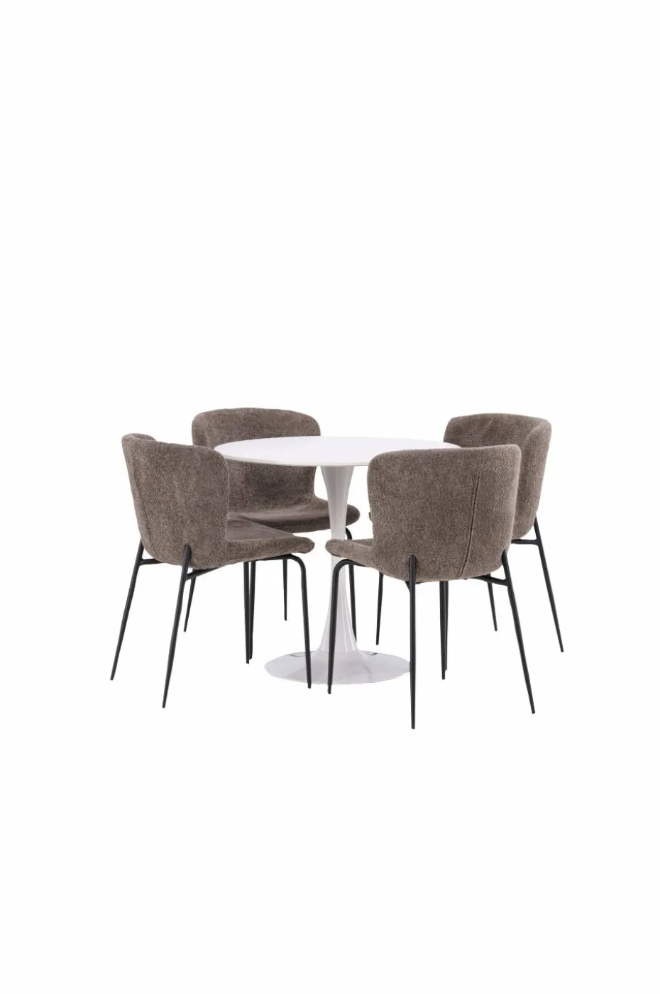 Venture Home Spisegruppe Hamden med 4 stk stoler Modesto