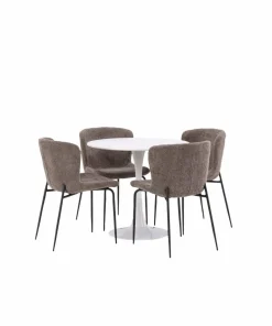 Venture Home Spisegruppe Hamden med 4 stk stoler Modesto