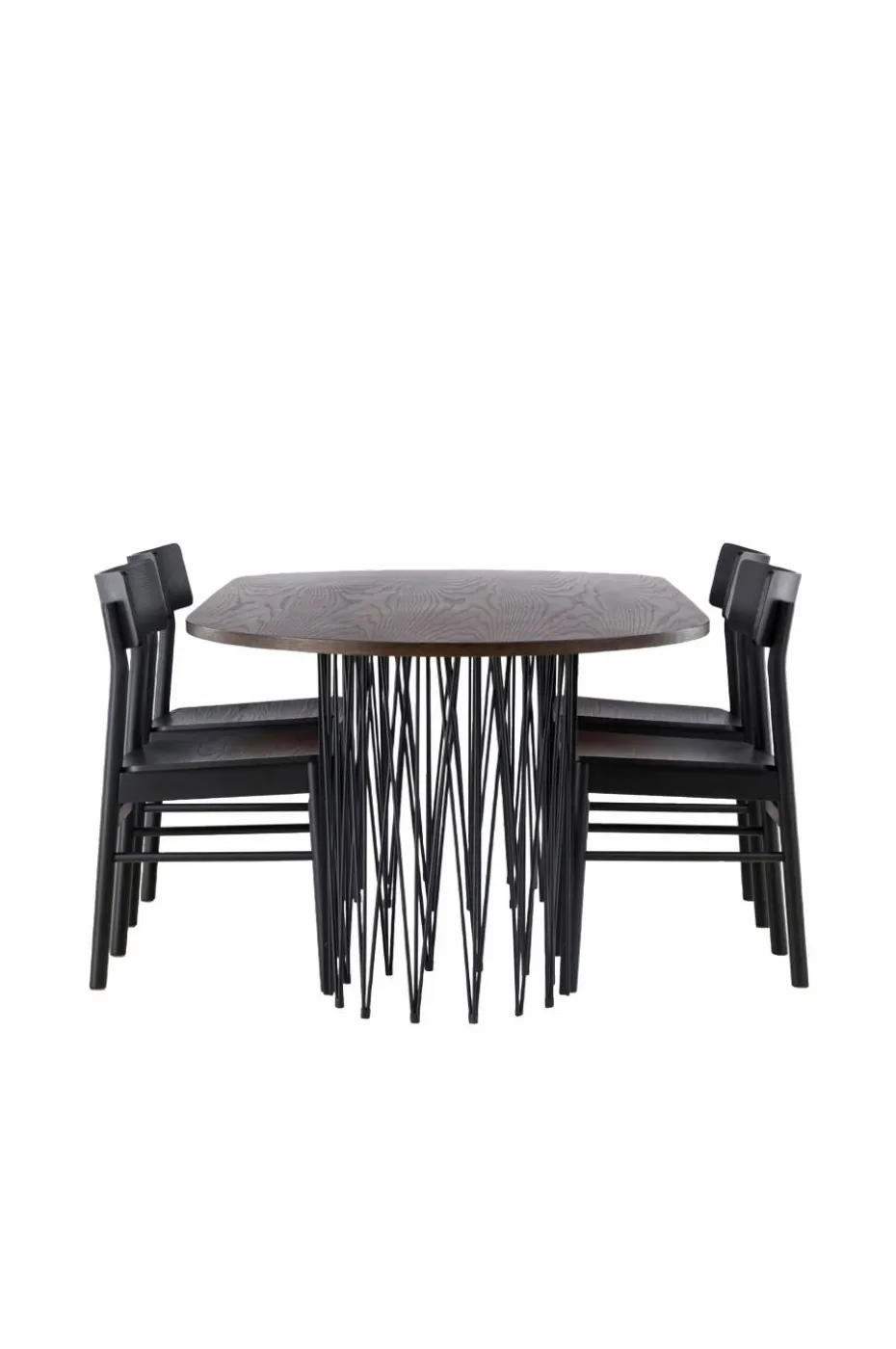 Venture Home Spisegruppe Stone Oval og stolene Montros