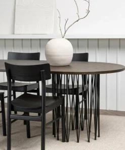 Venture Home Spisegruppe Stone Oval og stolene Montros