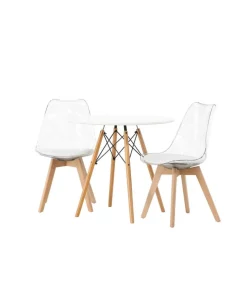 Venture Home Spisegruppe Danburi med 2 stk stoler Edvin