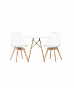 Venture Home Spisegruppe Danburi med 2 stk stoler Edvin