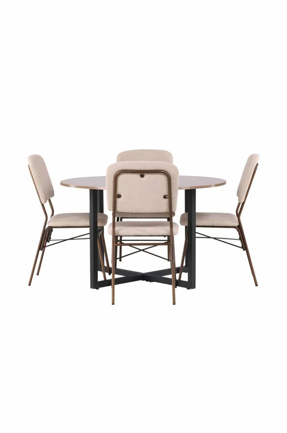 Venture Home Spisegruppe Durango med 4 stk stoler Seda