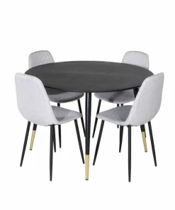 Venture Home Spisegruppe Dipp med 4 stk stoler Polar