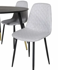 Venture Home Spisegruppe Dipp med 4 stk stoler Polar