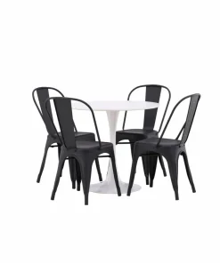 Venture Home Spisegruppe Hamden med 4 stk stoler Tempe