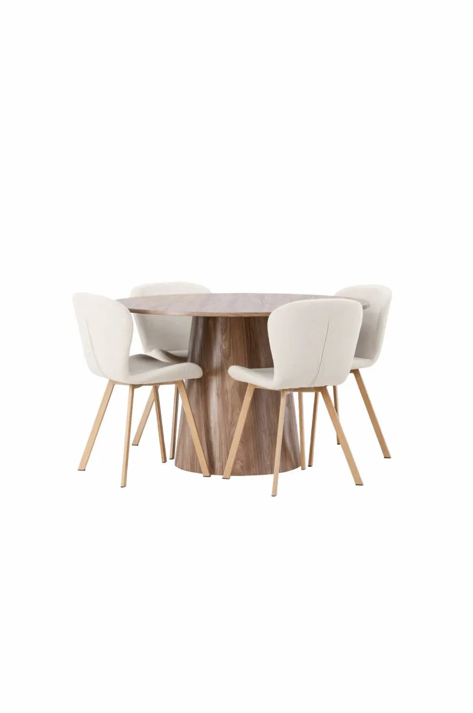 Venture Home Spisegruppe Lanzo med 4 stk stoler Lilja