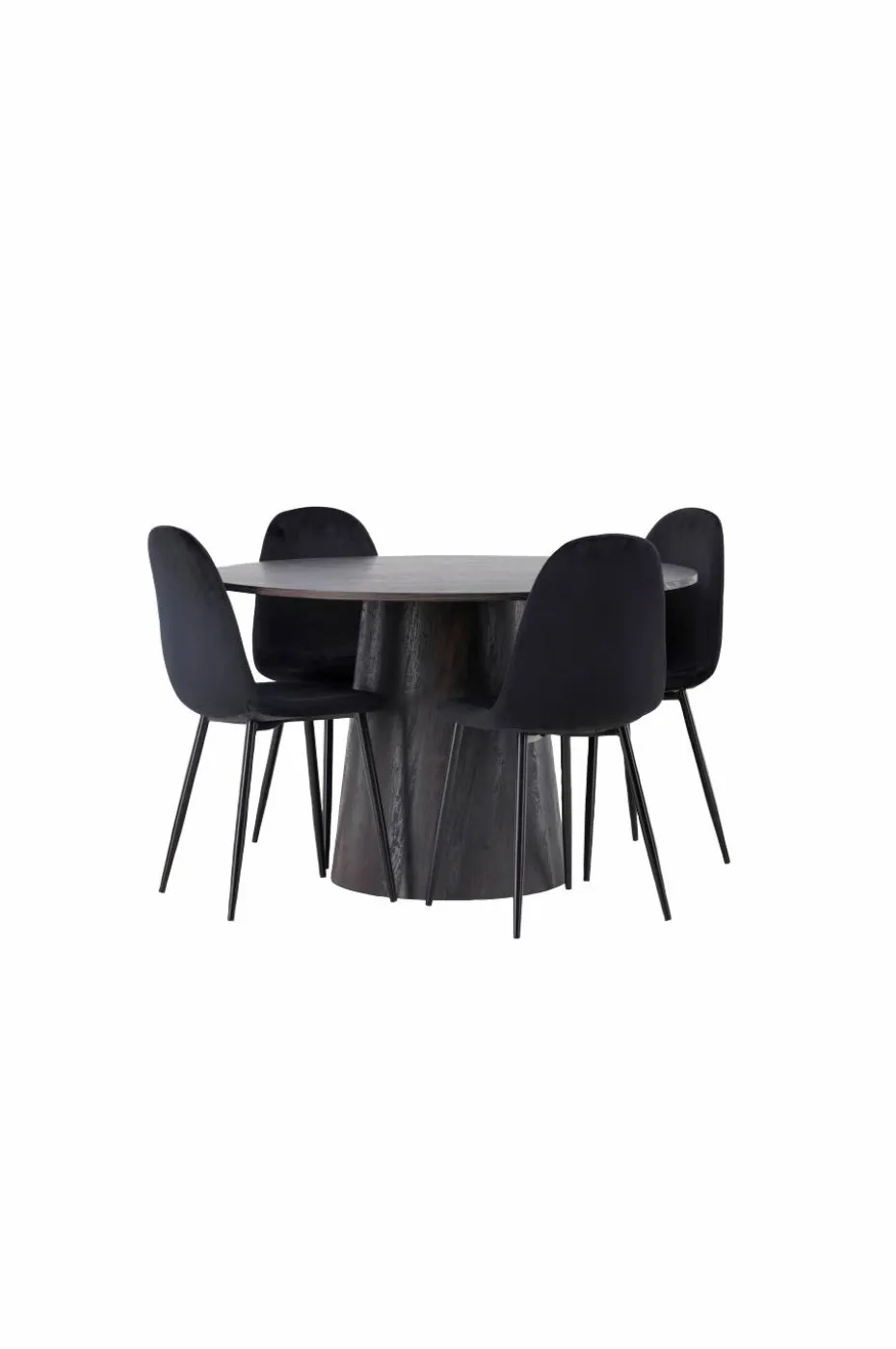 Venture Home Spisegruppe Lanzo med 4 stk stoler Polar