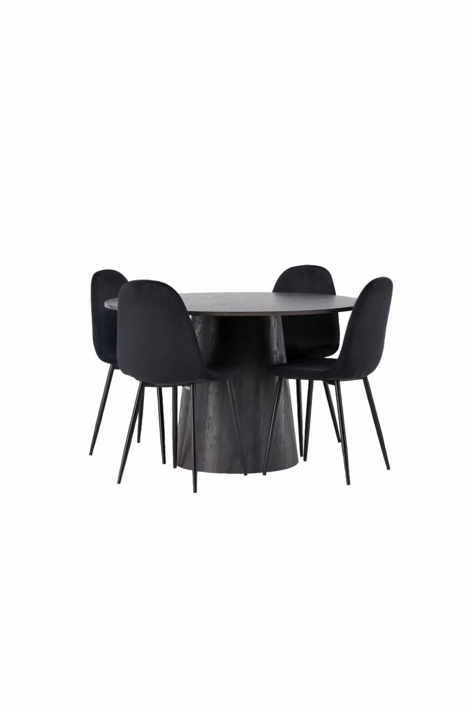 Venture Home Spisegruppe Lanzo med 4 stk stoler Polar