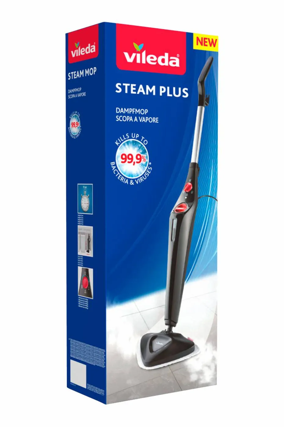 Vileda Dampmopp Steam Mop 3,0