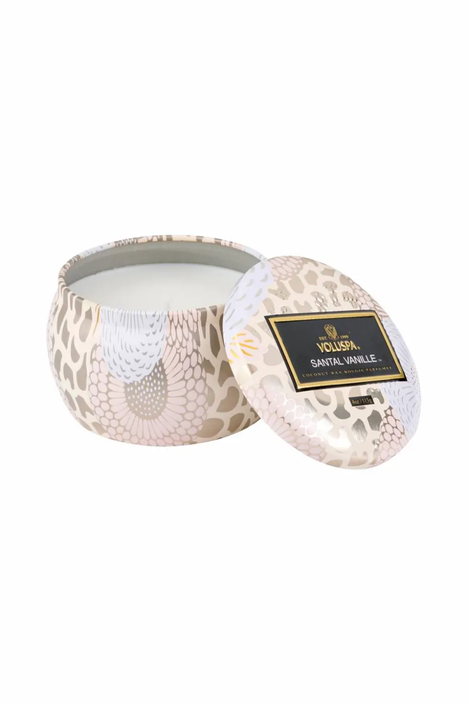 Voluspa Santal Vanille - Decorative Tin Candle 25H