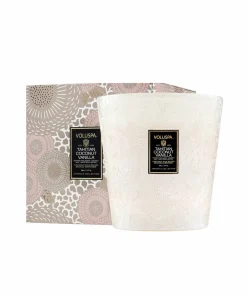 Voluspa Tahitian Coconut Vanilla Boxed Luxe Jar Candle 80 H