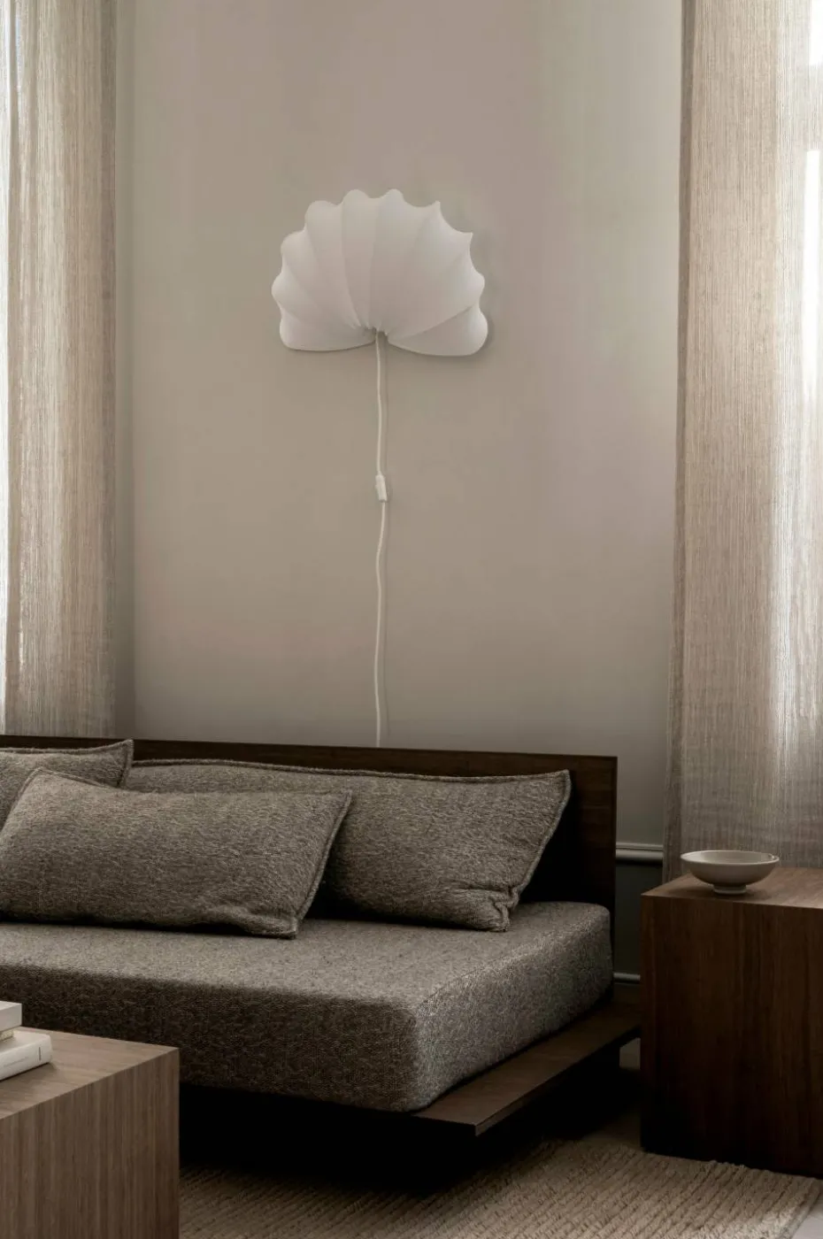 watt & VEKE Vegglampe Anna L bomull
