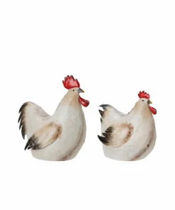 Wikholm Form Rooster And Hen S/2