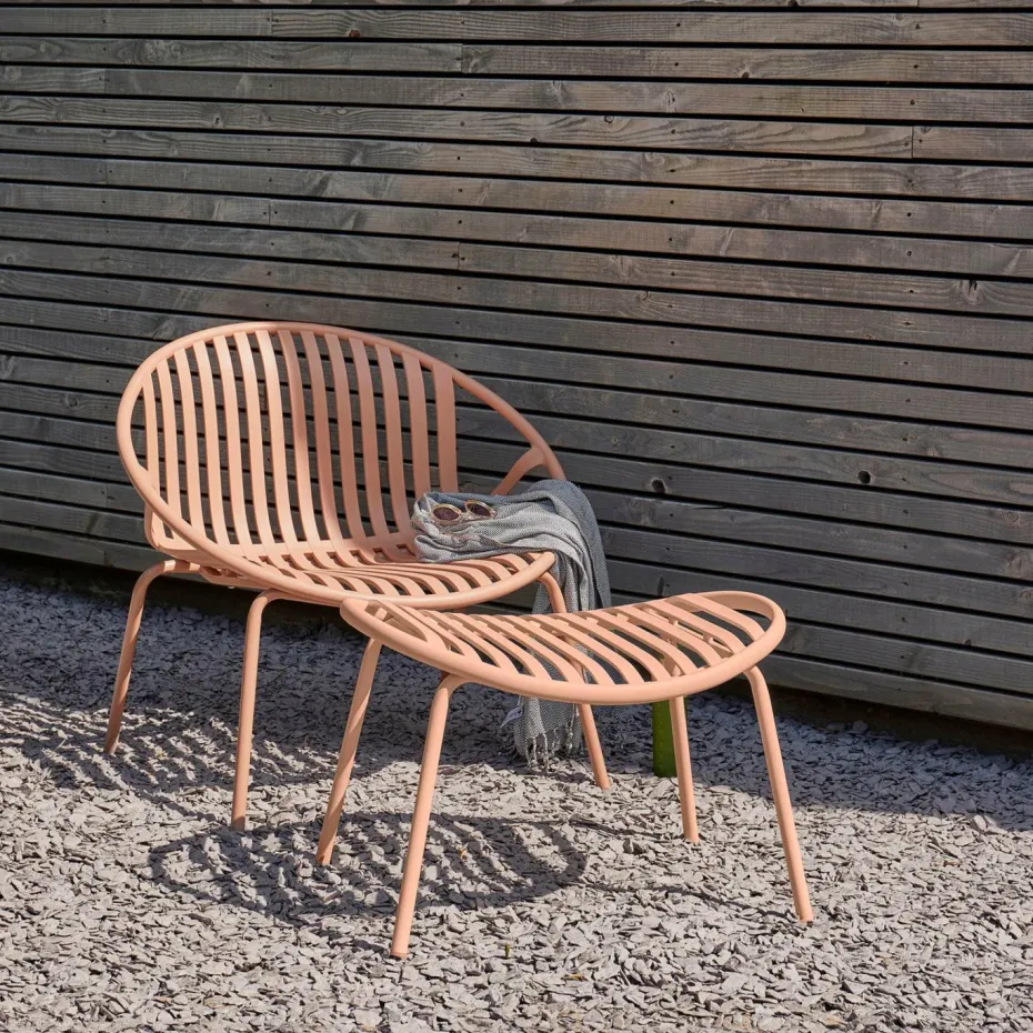 WOOOD Bruce Lounge Chair + Hocker
