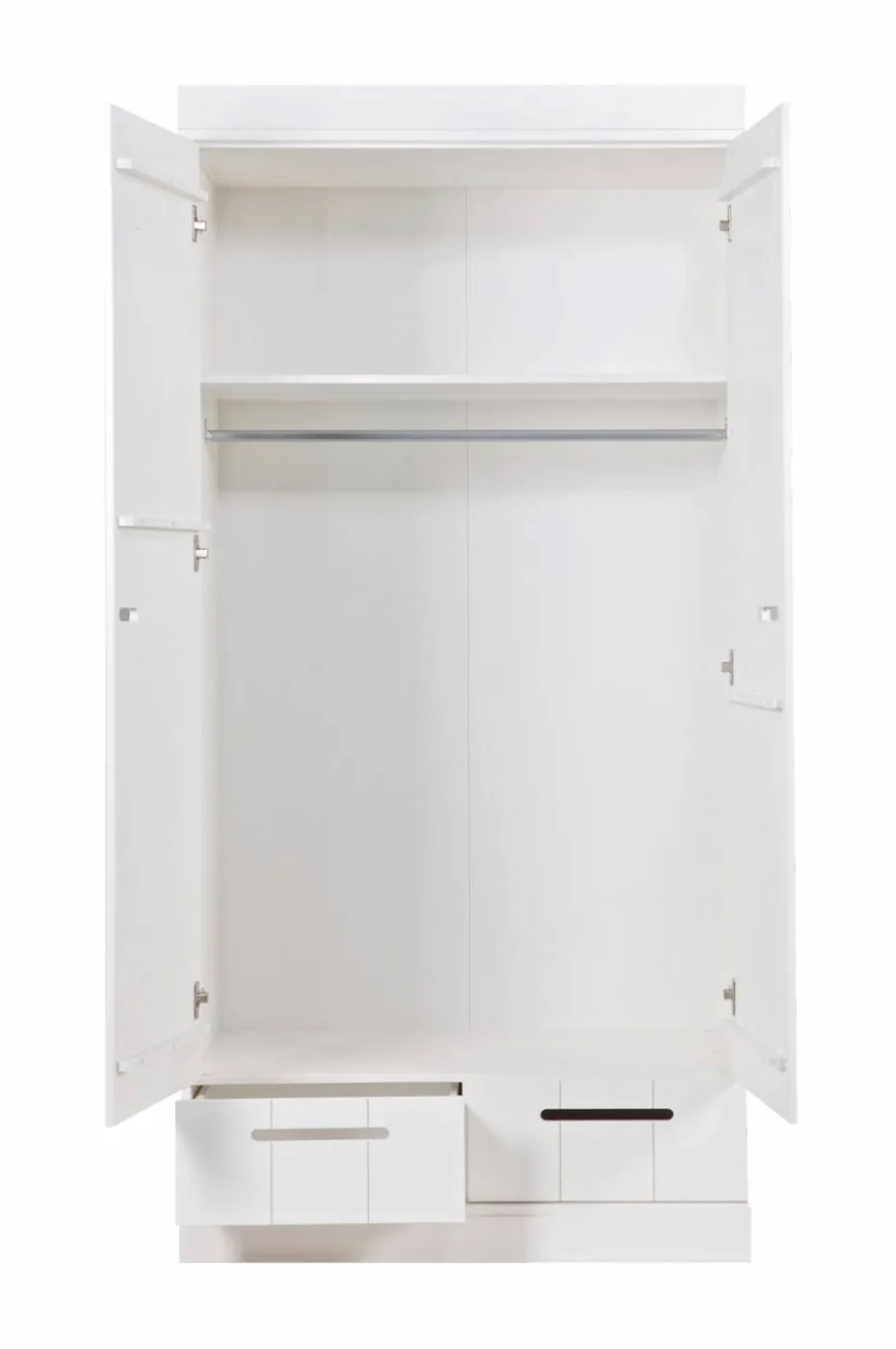 WOOOD Garderobeskap Connect m struktur, H195xB94xD53