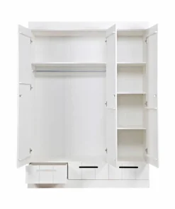 WOOOD Garderobeskap Connect m struktur, H195xB140xD53