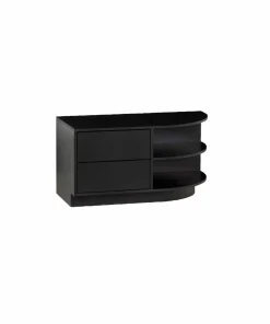 WOOOD Tv-benk Finca rund høyre 78 cm