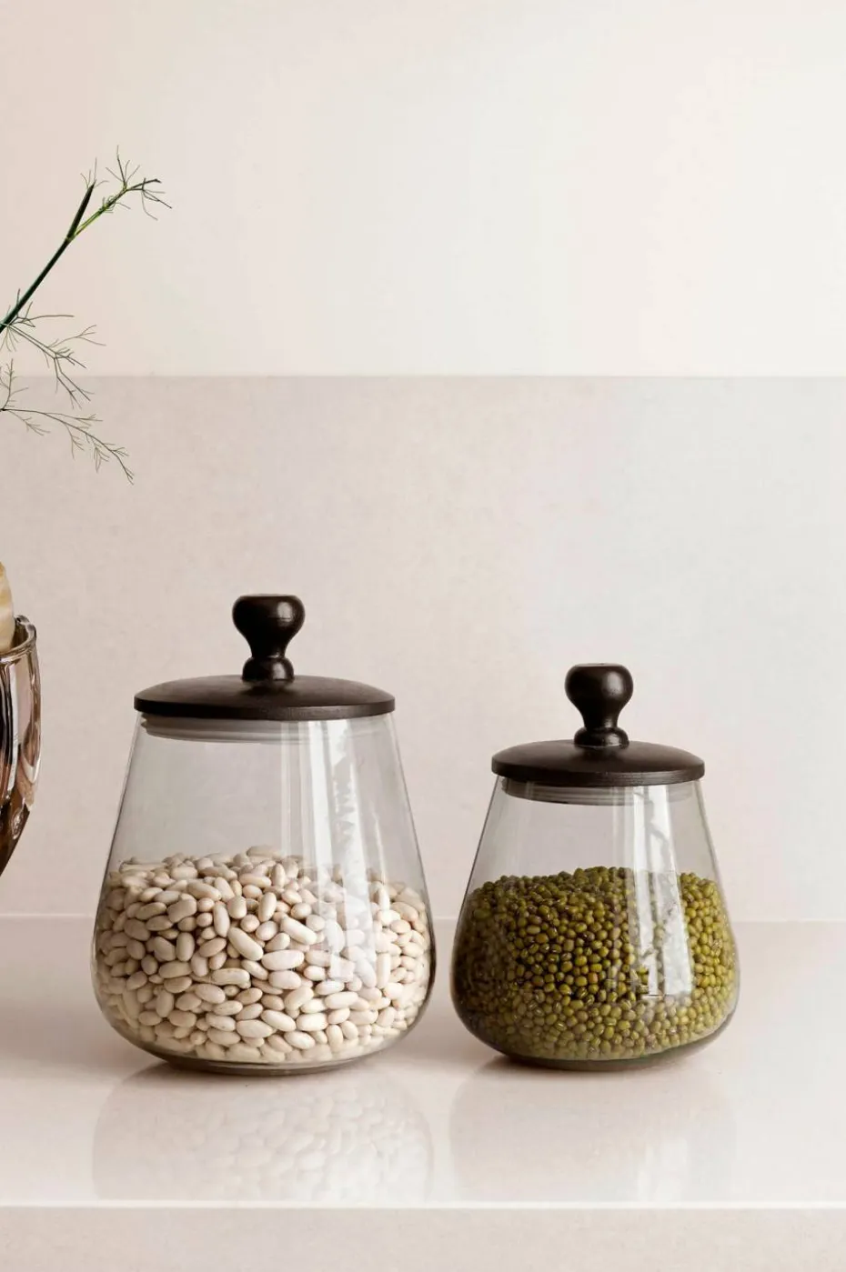 Zelected by Houze 2/sett Krukke Zulu petit/grand svart