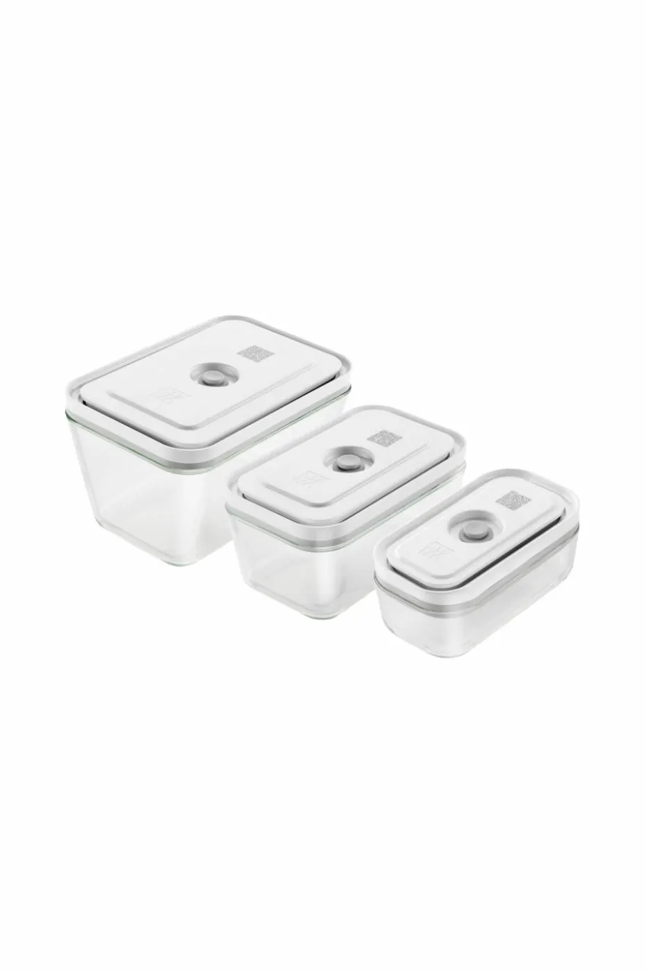 ZWILLING Vakuumbeholder Sett Fresh & Save 3 stk S, M og L Glass